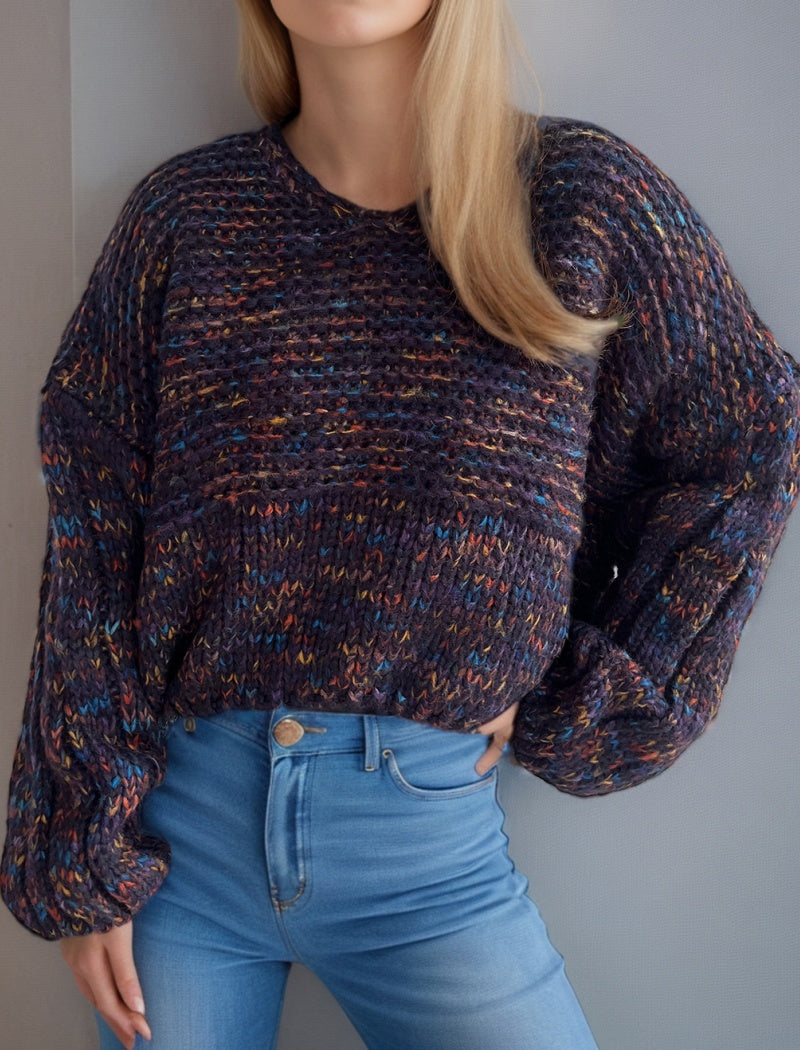 Textured Knit Sweater