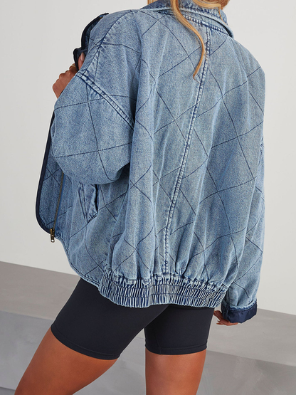 Quilted Denim Jacket