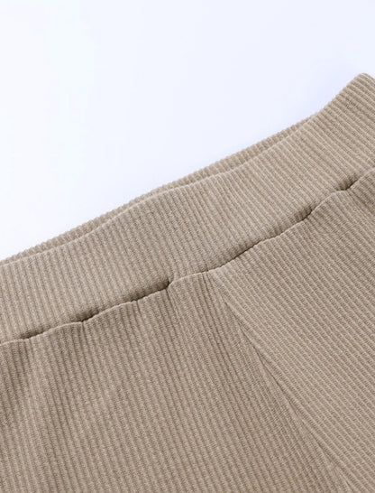 Ribbed High-Waisted Leggings