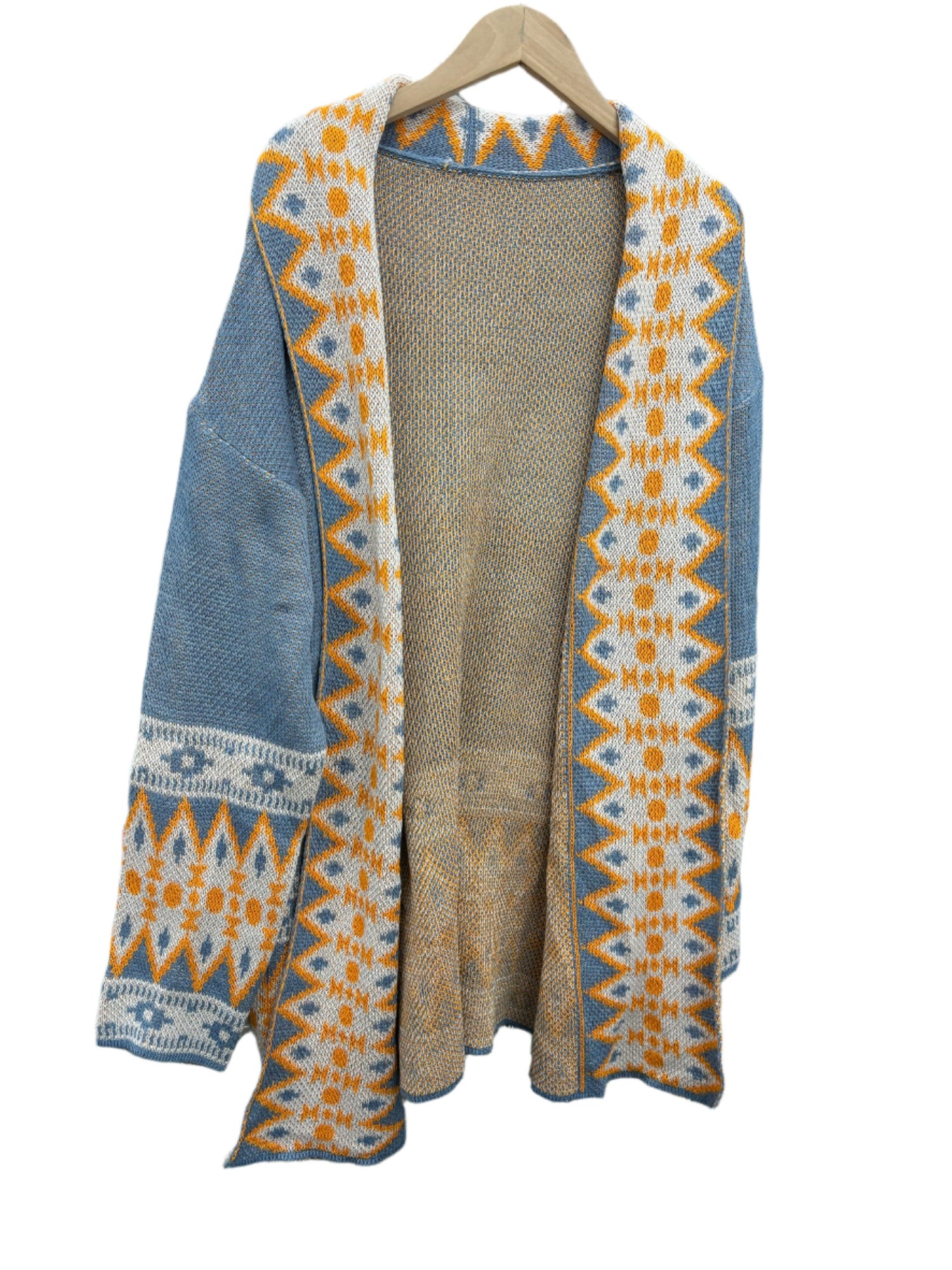 Boho Knit Open Front Cardigan [NON-RETURNABLE]