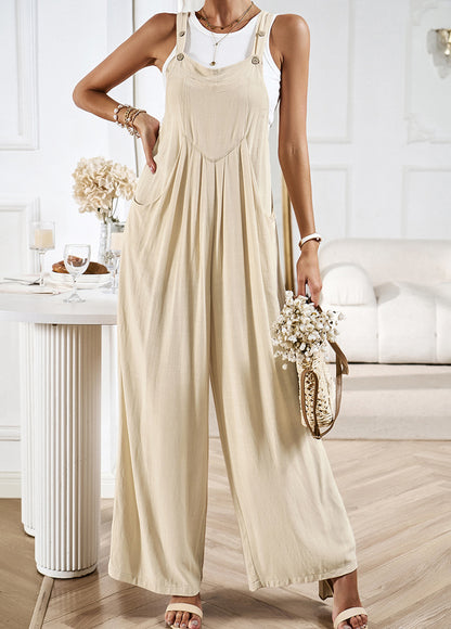 DVI407063J Wide Leg Casual Jumpsuit