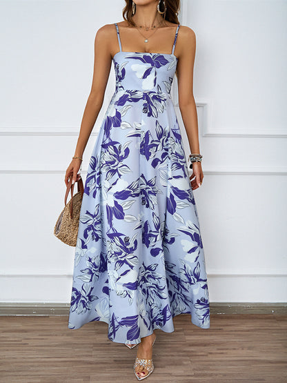 DVL407014D Floral Print Maxi Cami Dress