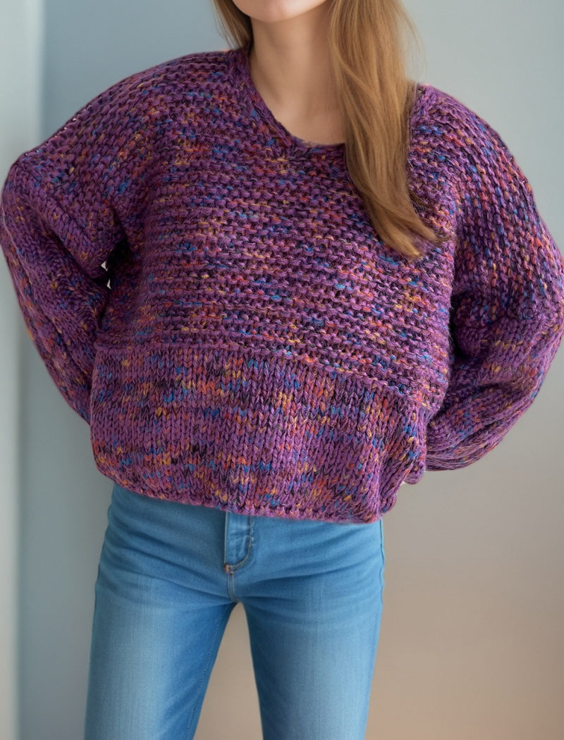 Textured Knit Sweater