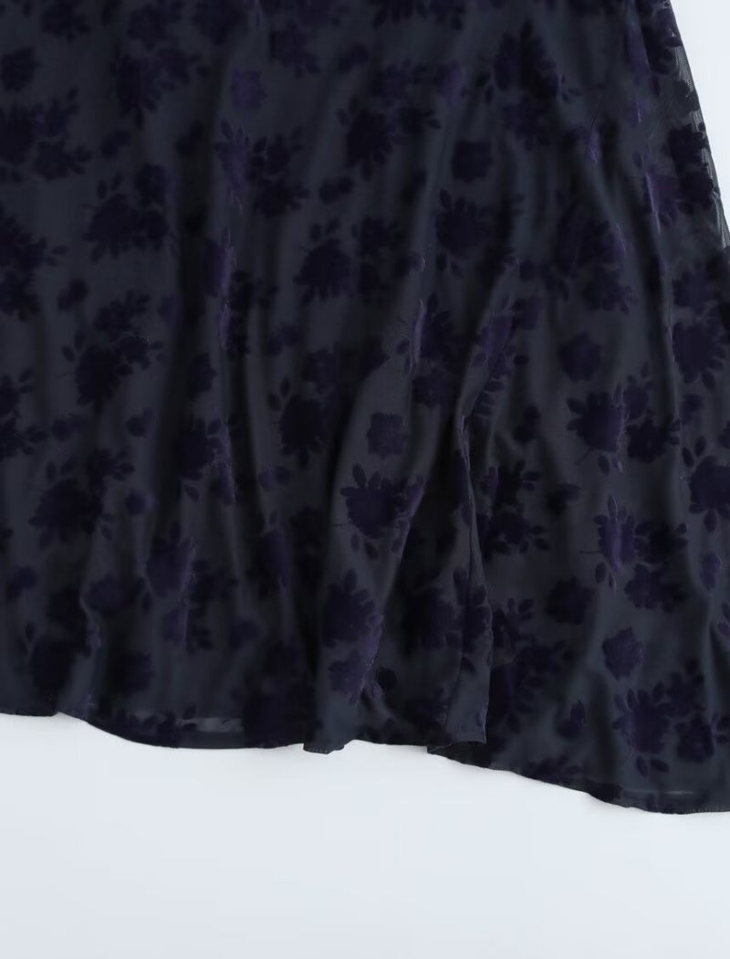 Flowy A-Line Midi Skirt