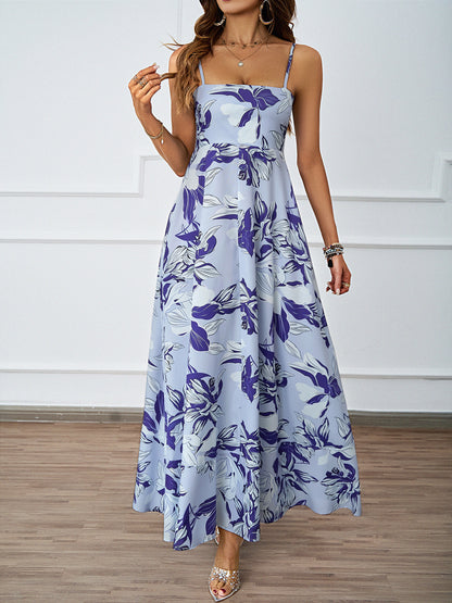 DVL407014D Floral Print Maxi Cami Dress