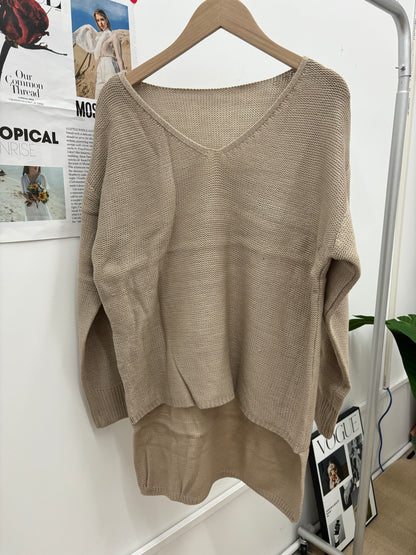 Oversized V-Neck Sweater