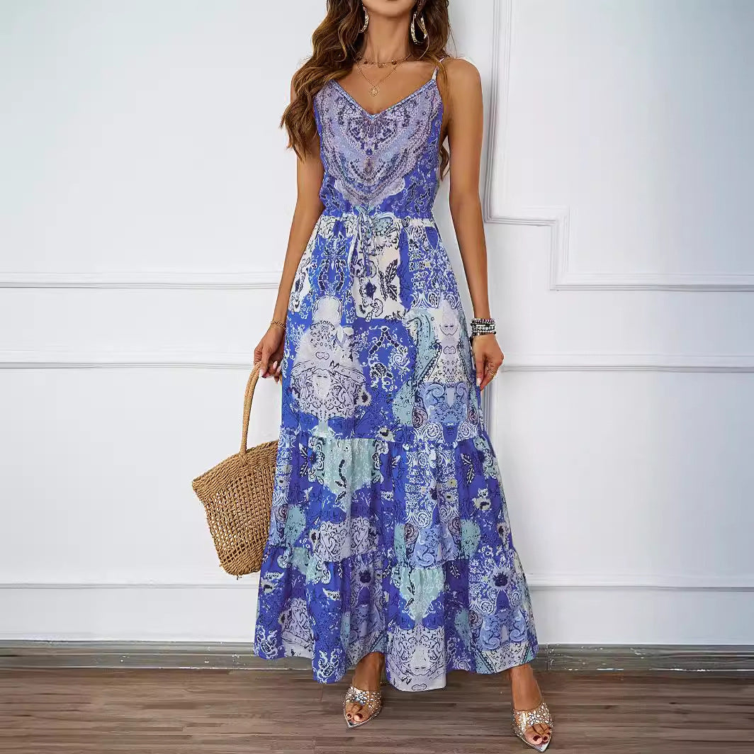 DVL407017D Bohemian Maxi Cami Dress