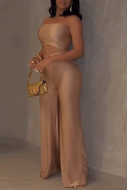 Strapless Cutout Jumpsuit