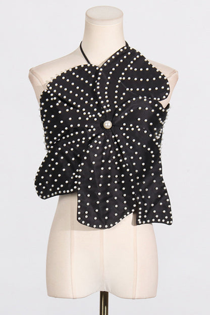 Floral Embellished Halter Top