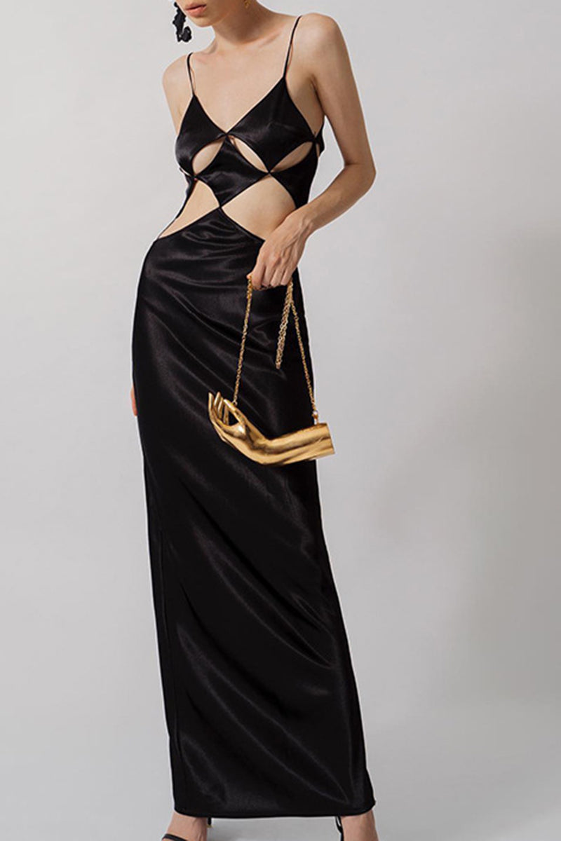 Chic Cutout Evening Sundress