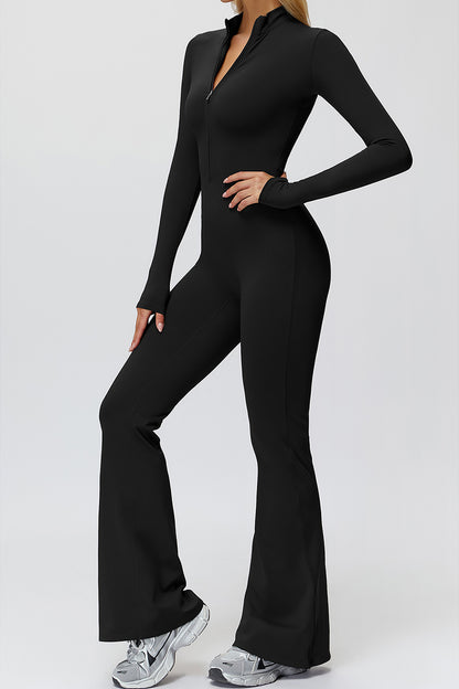 Sleek Zip-Front Jumpsuit