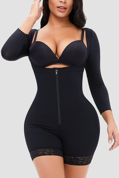 Zip-Front Sculpting Body Shaper