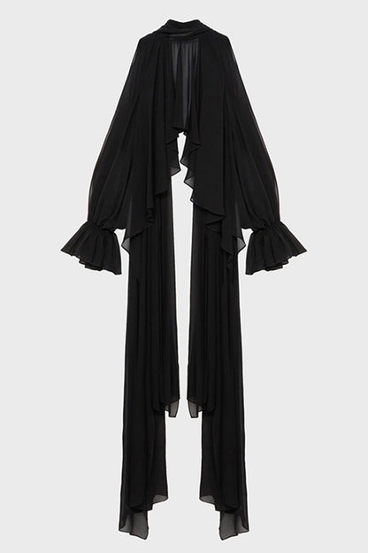 Dramatic Flowing Sleeve Blouse