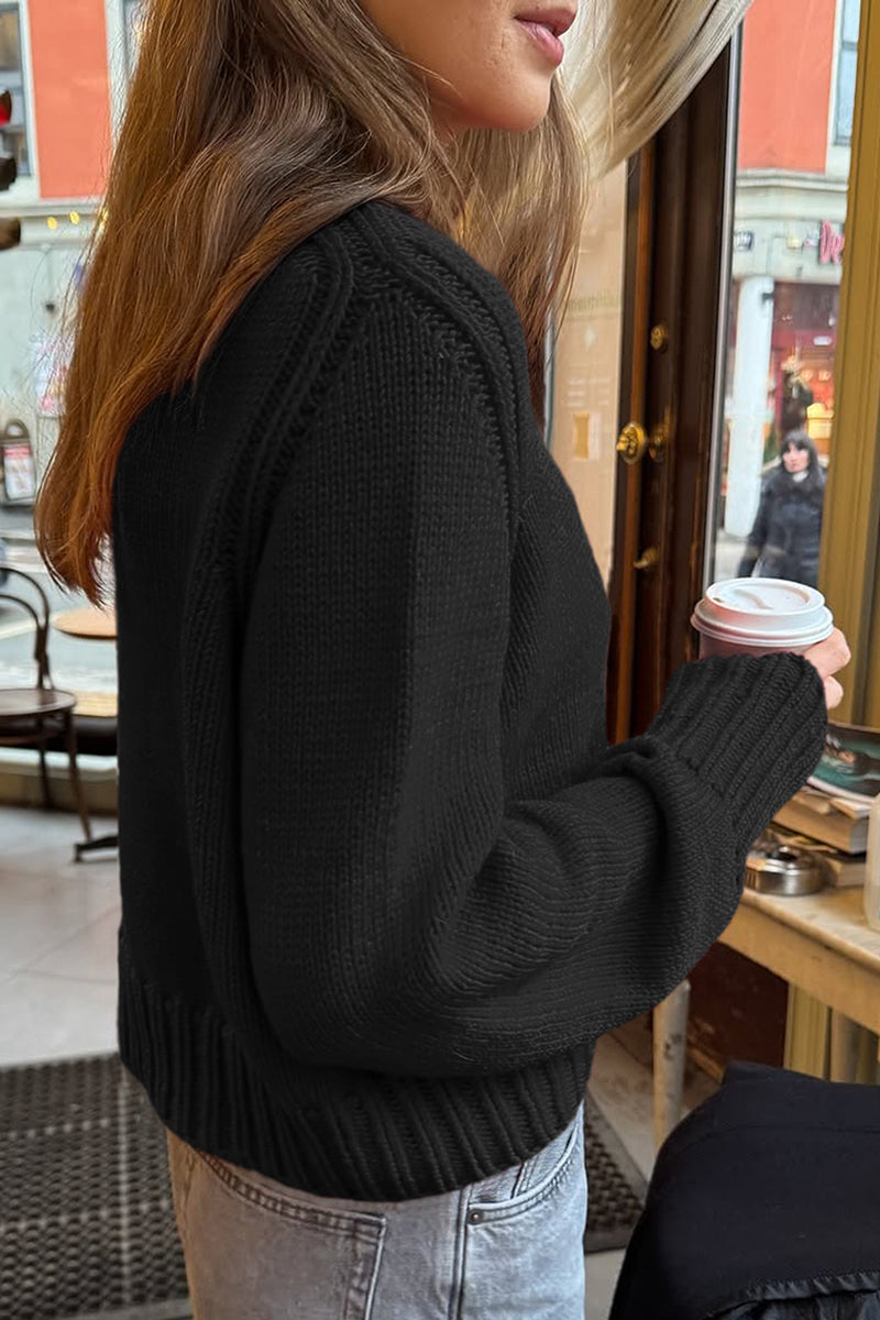 Cozy Ribbed Knit Sweater