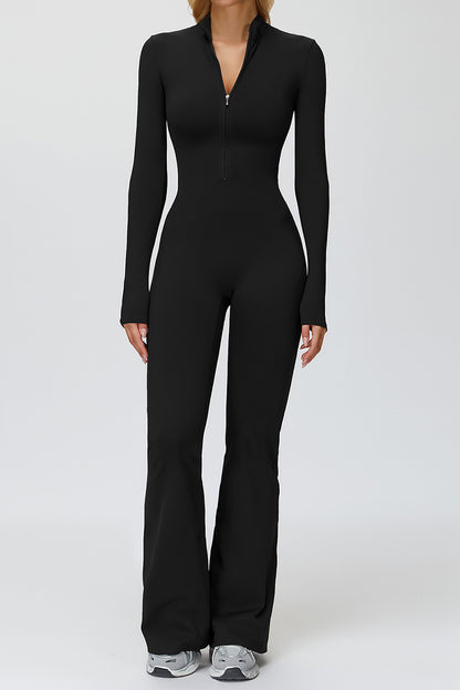 Sleek Zip-Front Jumpsuit