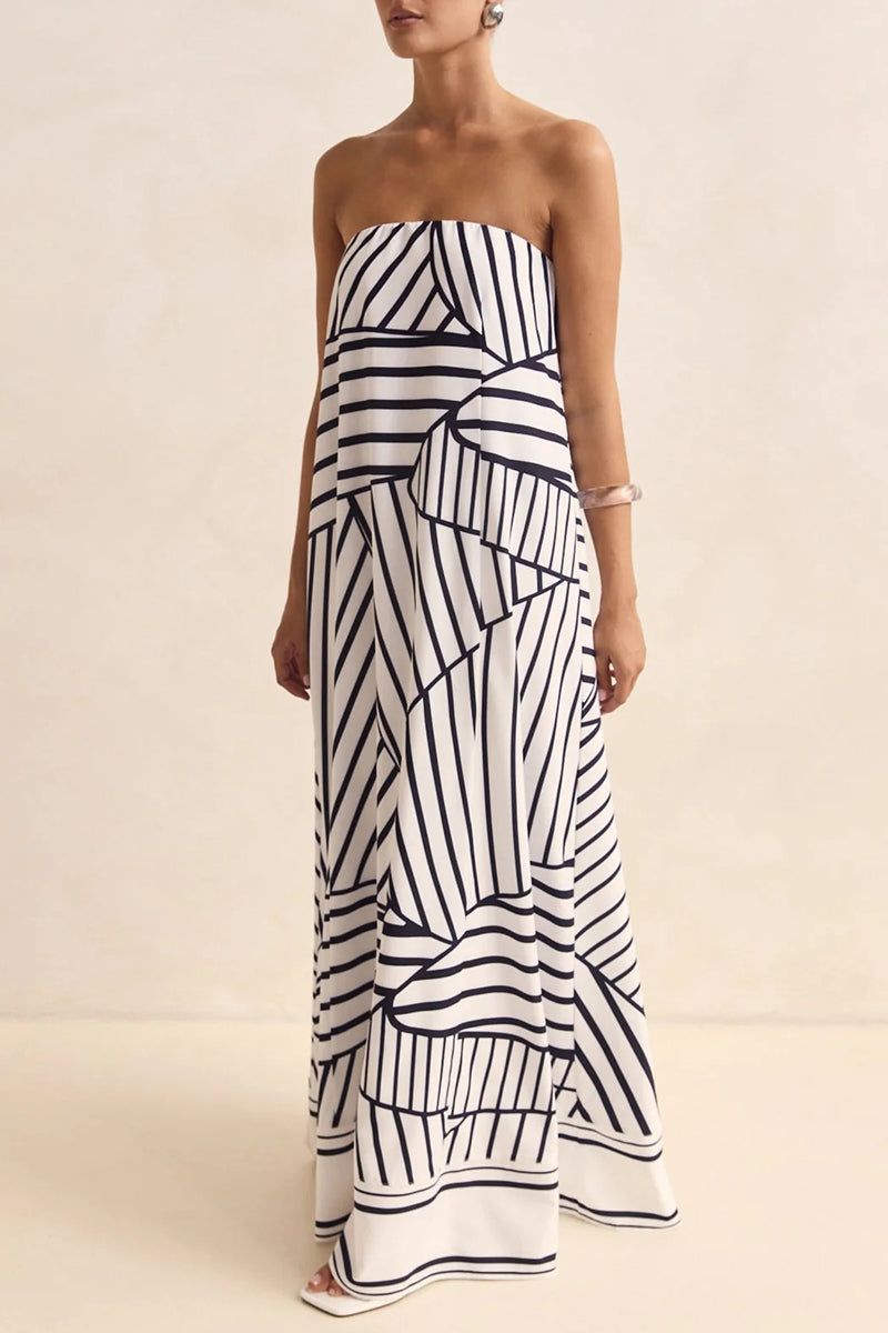 Strapless Flowy Sundress