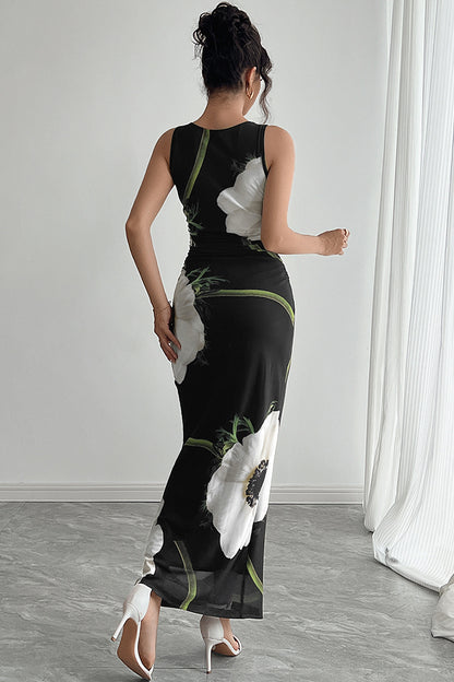 Floral Maxi Casual Dress