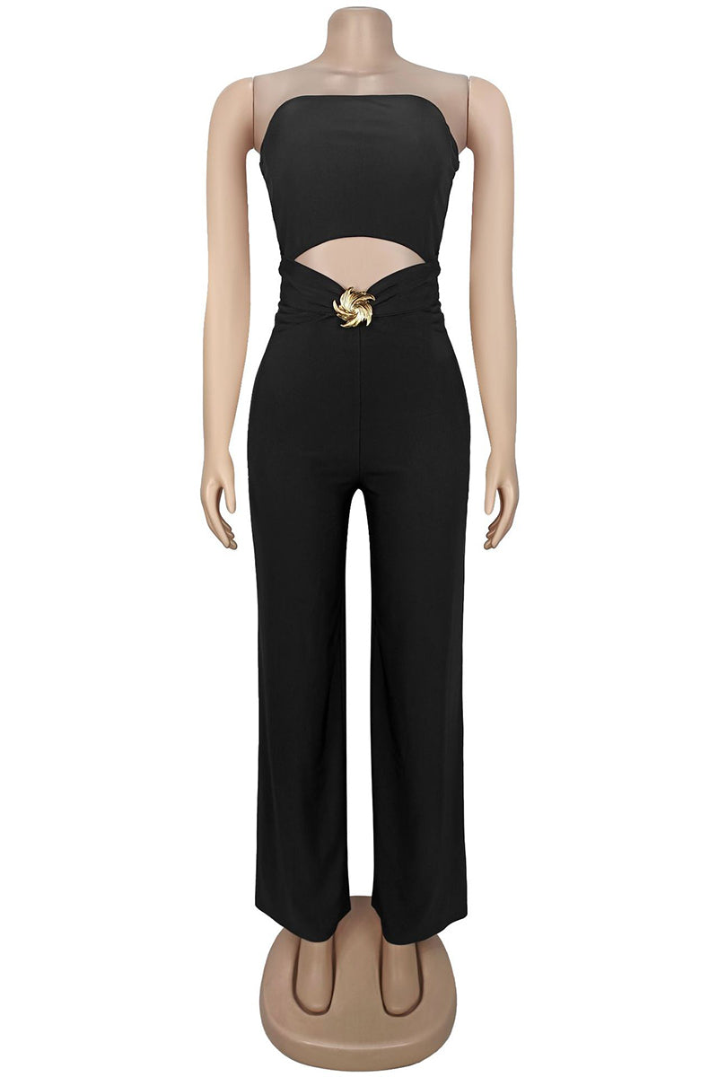 Strapless Cutout Jumpsuit