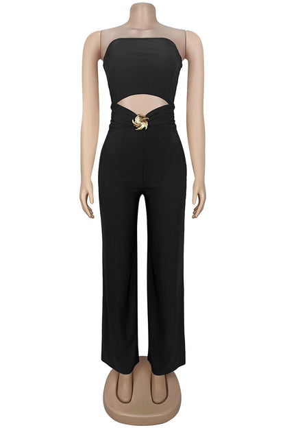 Strapless Cutout Jumpsuit