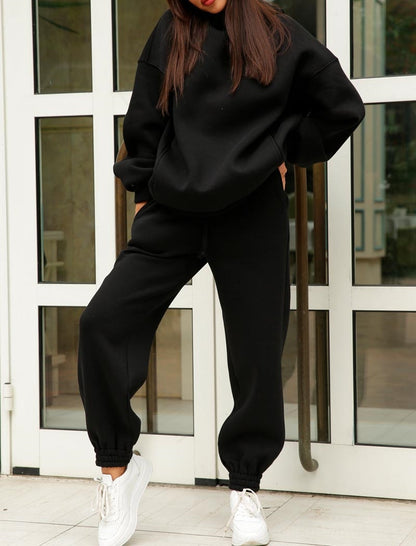 Oversized Hoodie and Joggers Two-Piece Set