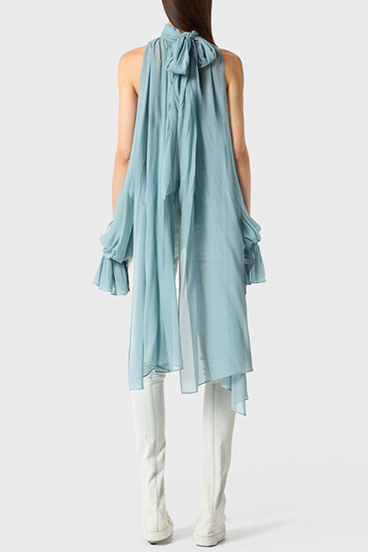 Dramatic Flowing Sleeve Blouse