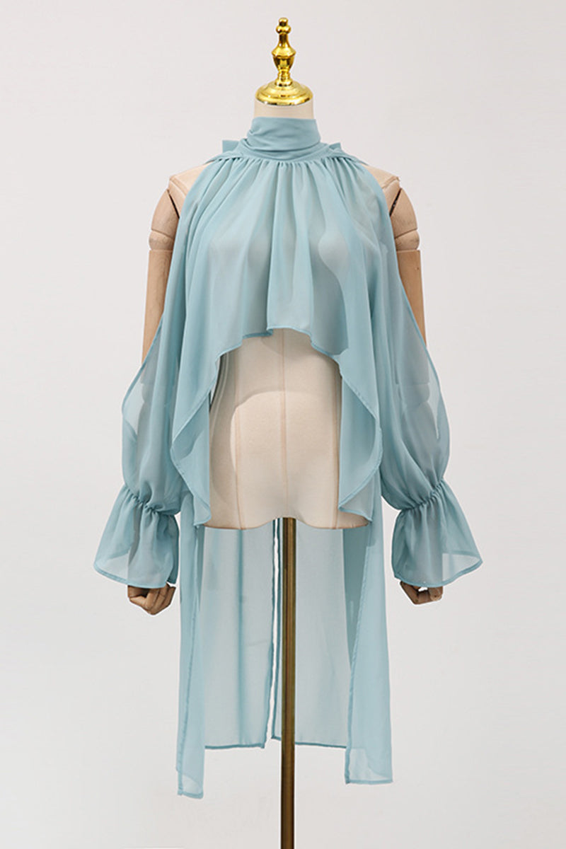 Dramatic Flowing Sleeve Blouse