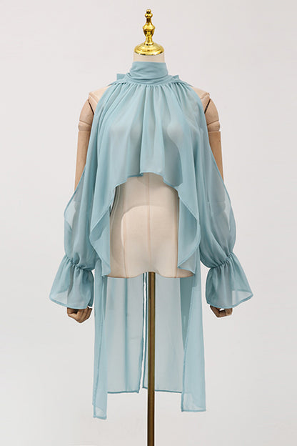 Dramatic Flowing Sleeve Blouse