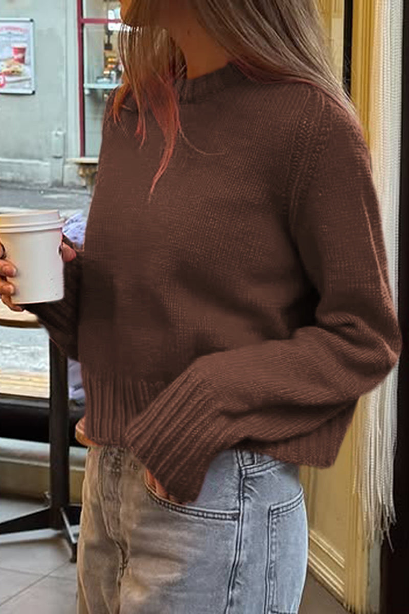 Cozy Ribbed Knit Sweater
