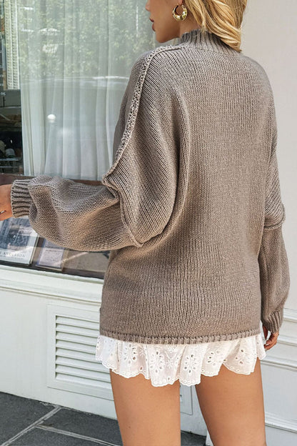 Relaxed Fit Cozy Knit Sweater
