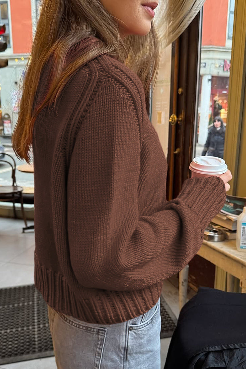 Cozy Ribbed Knit Sweater