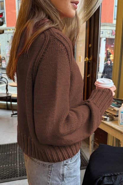 Cozy Ribbed Knit Sweater