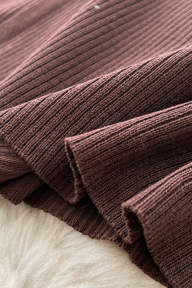 Asymmetric Button Detail Casual Dress