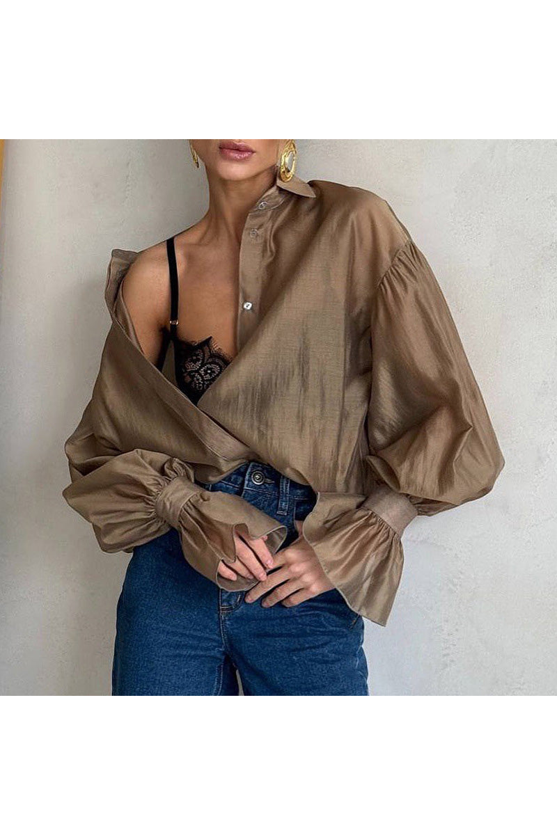 Elegant Puff Sleeve Blouse