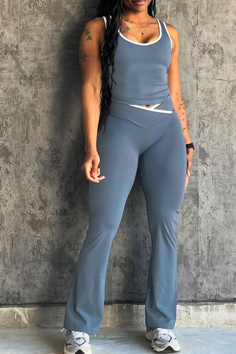 Scoop Neck Bodycon Jumpsuit