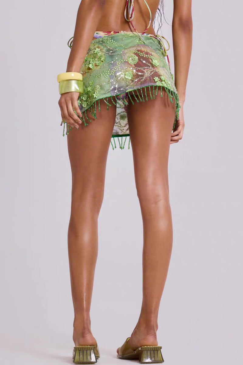 Tropical Triangle Bikini Set