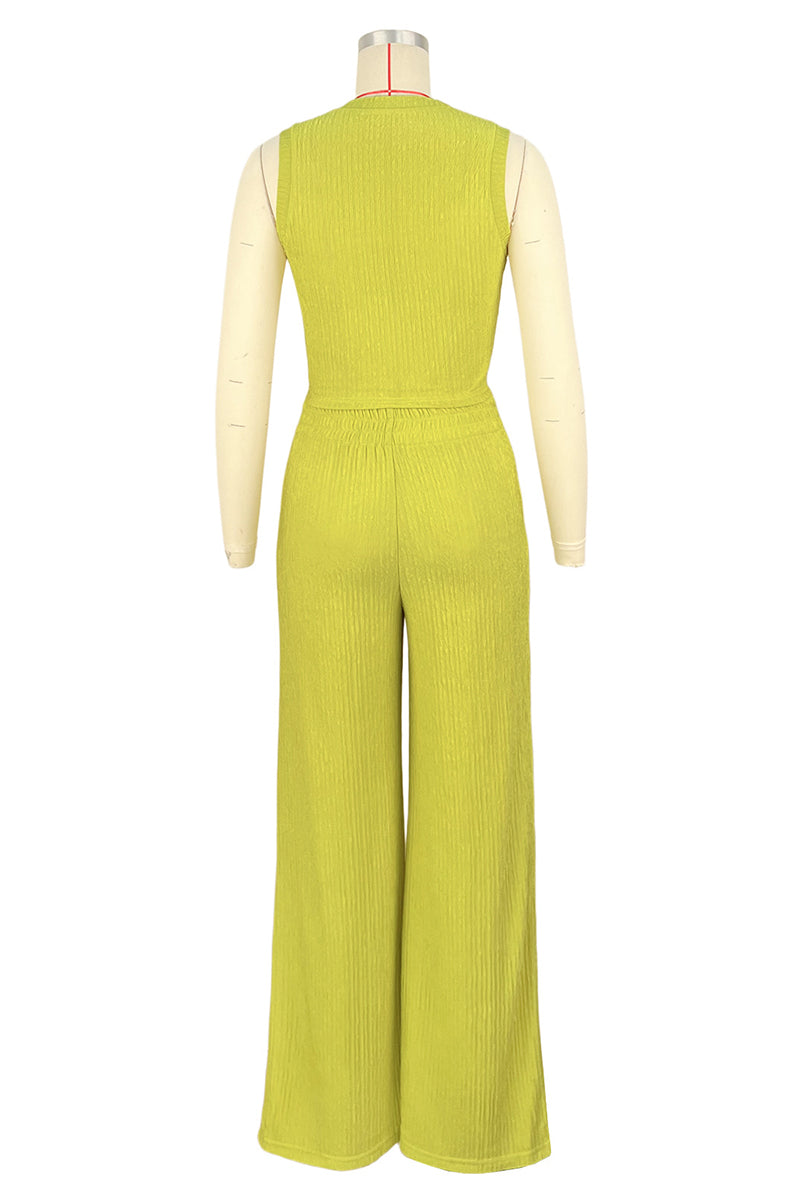 Sleeveless Knit Lounge Set