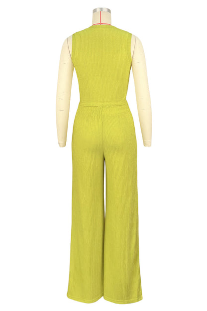 Sleeveless Knit Lounge Set