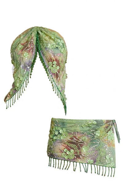 Tropical Triangle Bikini Set