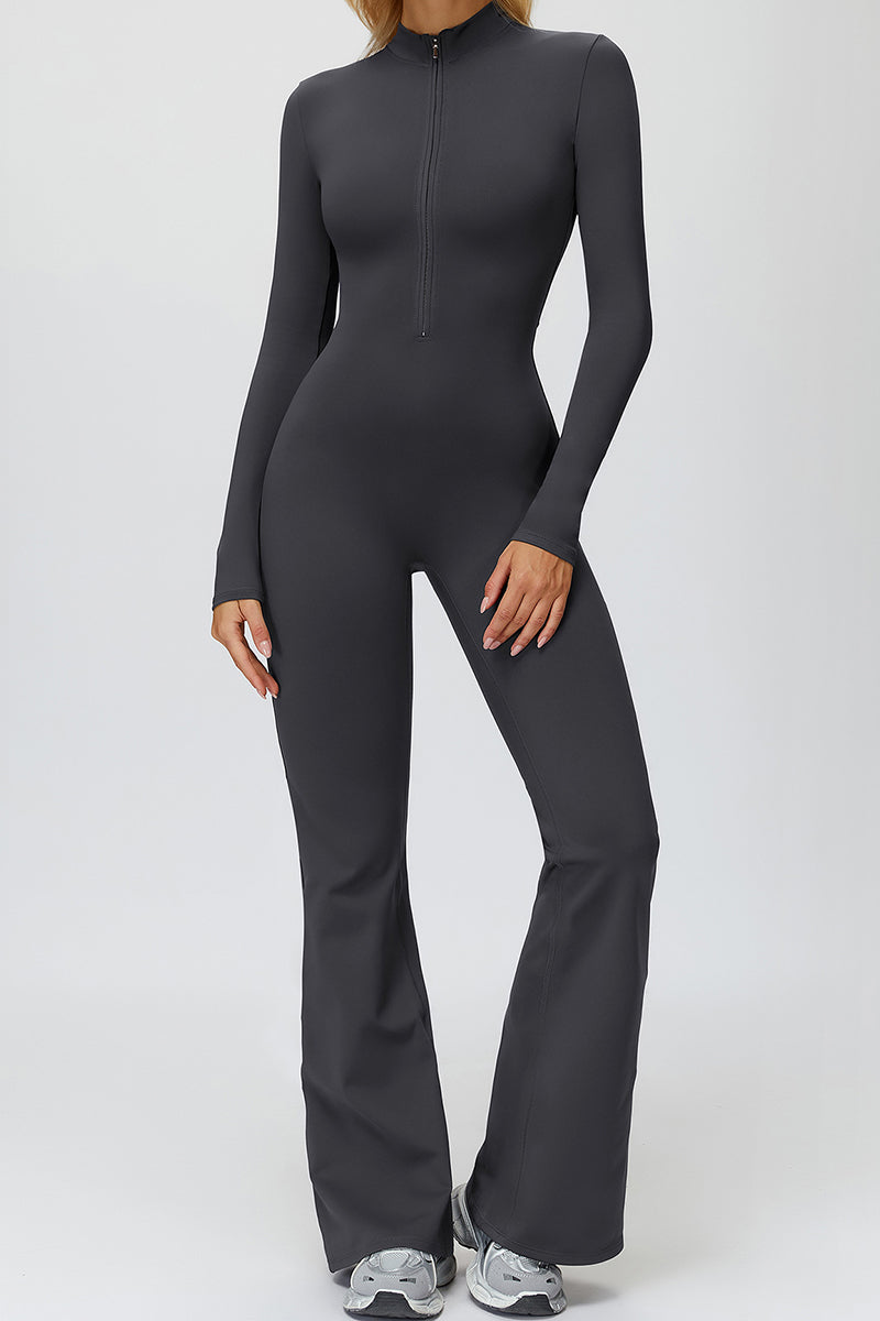 Sleek Zip-Front Jumpsuit