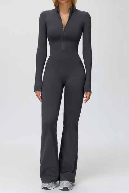 Sleek Zip-Front Jumpsuit
