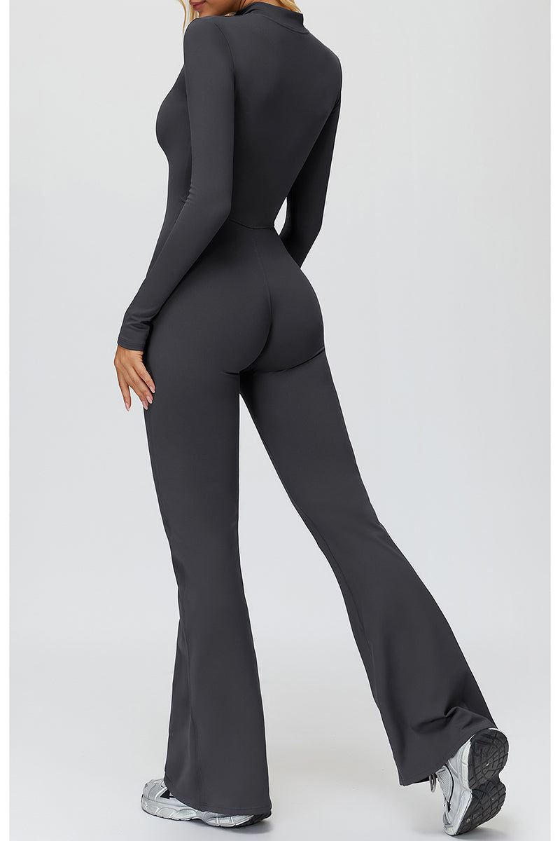 Sleek Zip-Front Jumpsuit