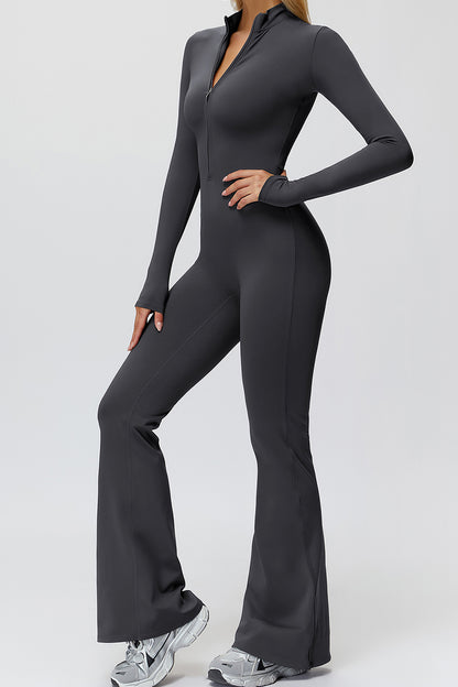 Sleek Zip-Front Jumpsuit