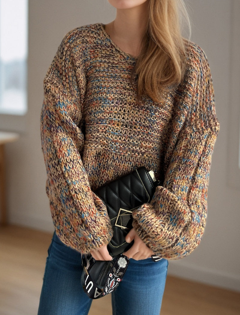 Textured Knit Sweater