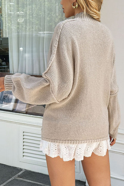 Relaxed Fit Cozy Knit Sweater