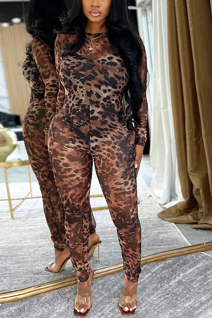 Fierce Animal Print Jumpsuit