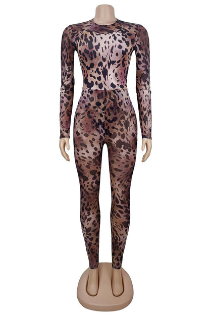 Fierce Animal Print Jumpsuit