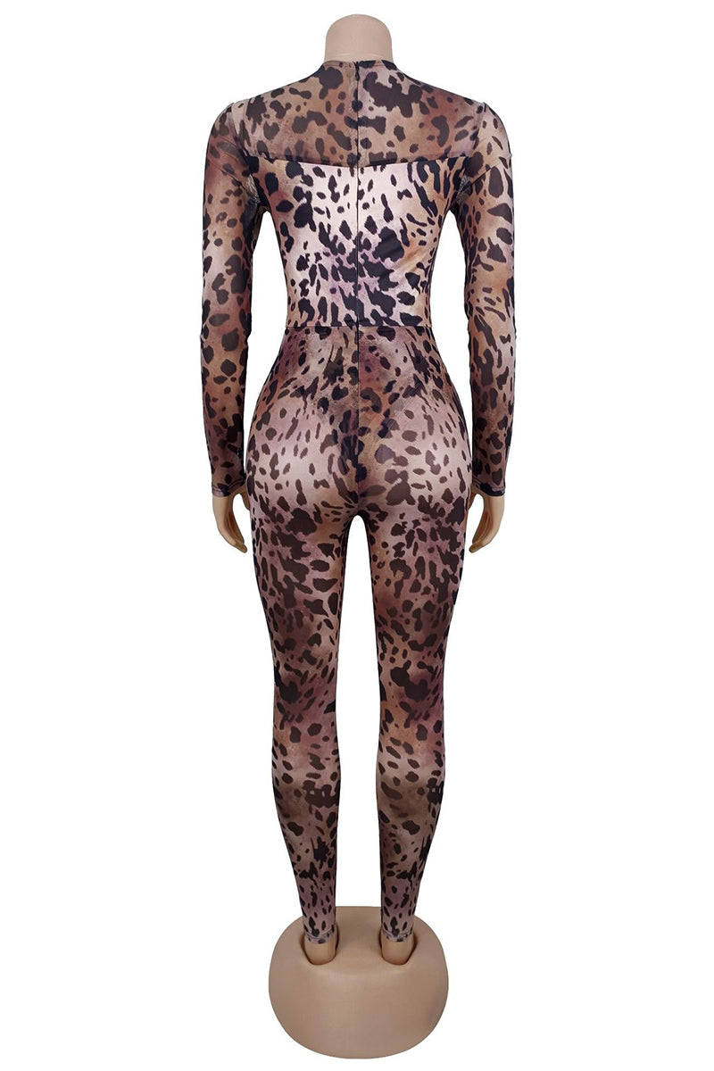 Fierce Animal Print Jumpsuit
