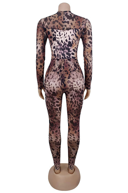 Fierce Animal Print Jumpsuit