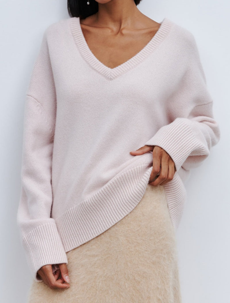 Oversized V-Neck Sweater