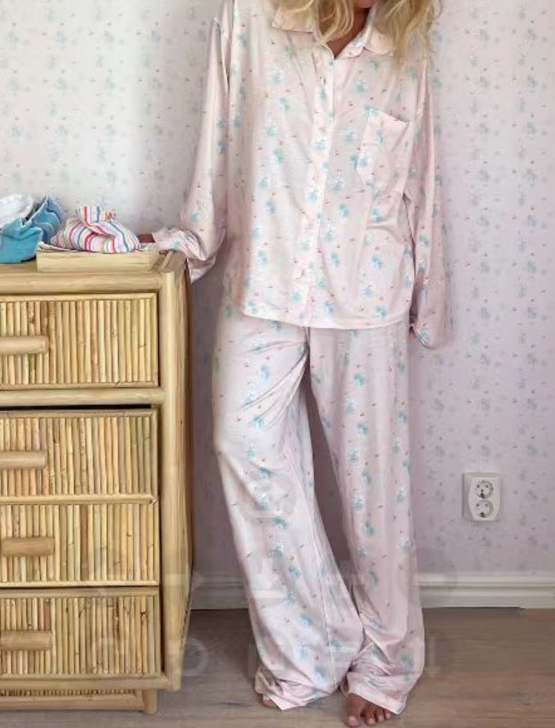 Printed Pajama Set